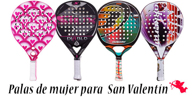 Palas de mujer para  San Valentín