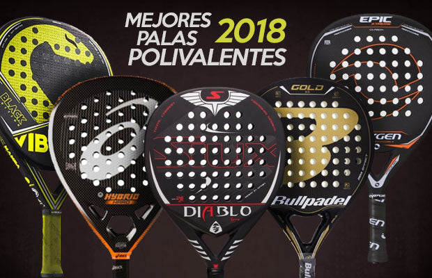 Selección de palas de pádel polivalentes