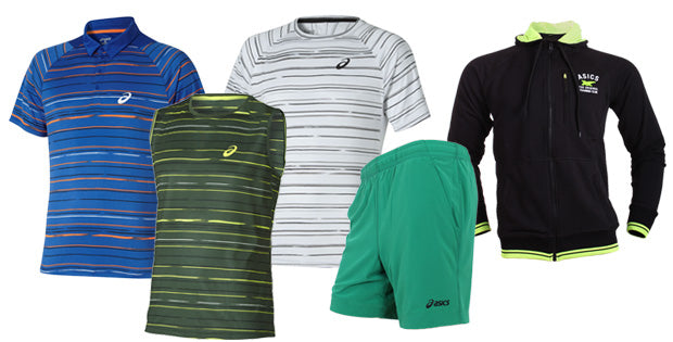 Presentamos la nueva colección de ropa masculina de padel Asics