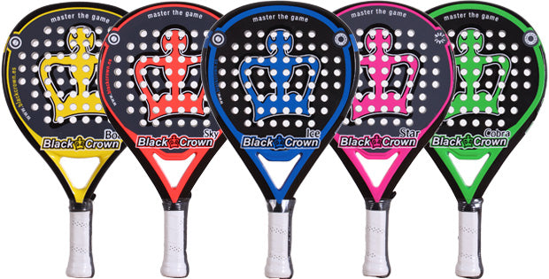 raquetas de padel black crown