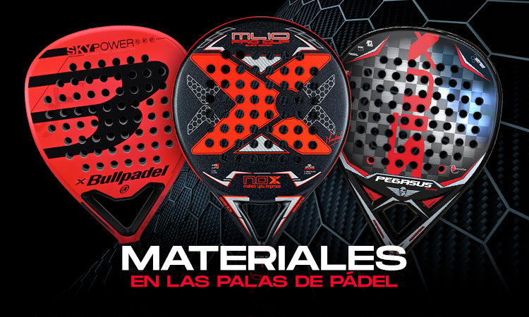 Los materiales más usados en las palas de pádel