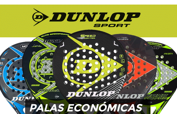 5 palas Dunlop por menos de cien euros