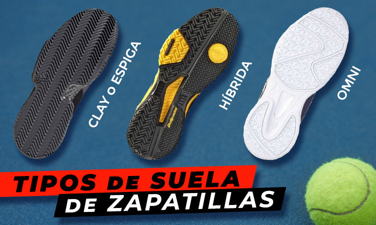 Tipo de suela en el pádel