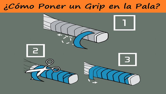 Como poner un overgrip a una pala de pádel
