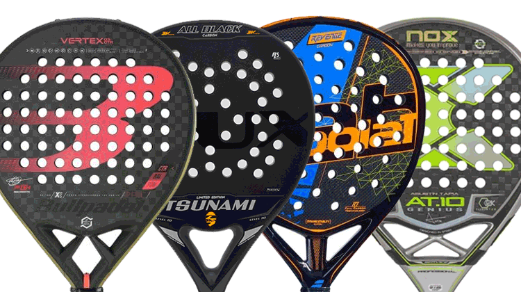 raquettes de padel rugueuses