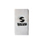 MUÑEQUERA ANCHA SOFTEE BLANCA LOGO
