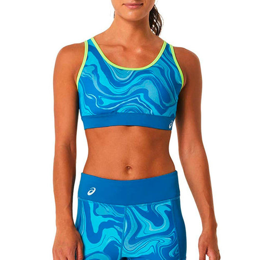 SUJETADOR ASICS WOMEN GRAPHIC BRA 2042A269 MUJER AZUL
