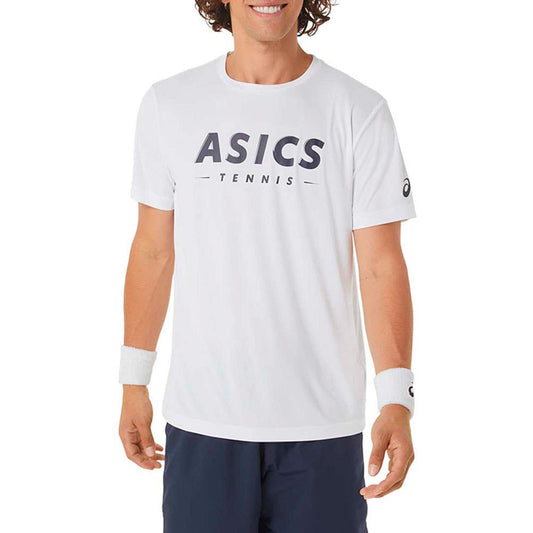 CAMISETA ASICS MEN COURT TENNIS GRAPHIC TEE 2041A259 WHITE