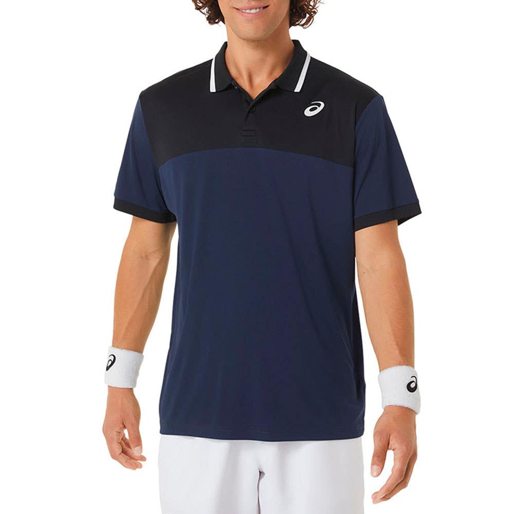 POLO ASICS MEN COURT 2041A256 NAVY BLUE