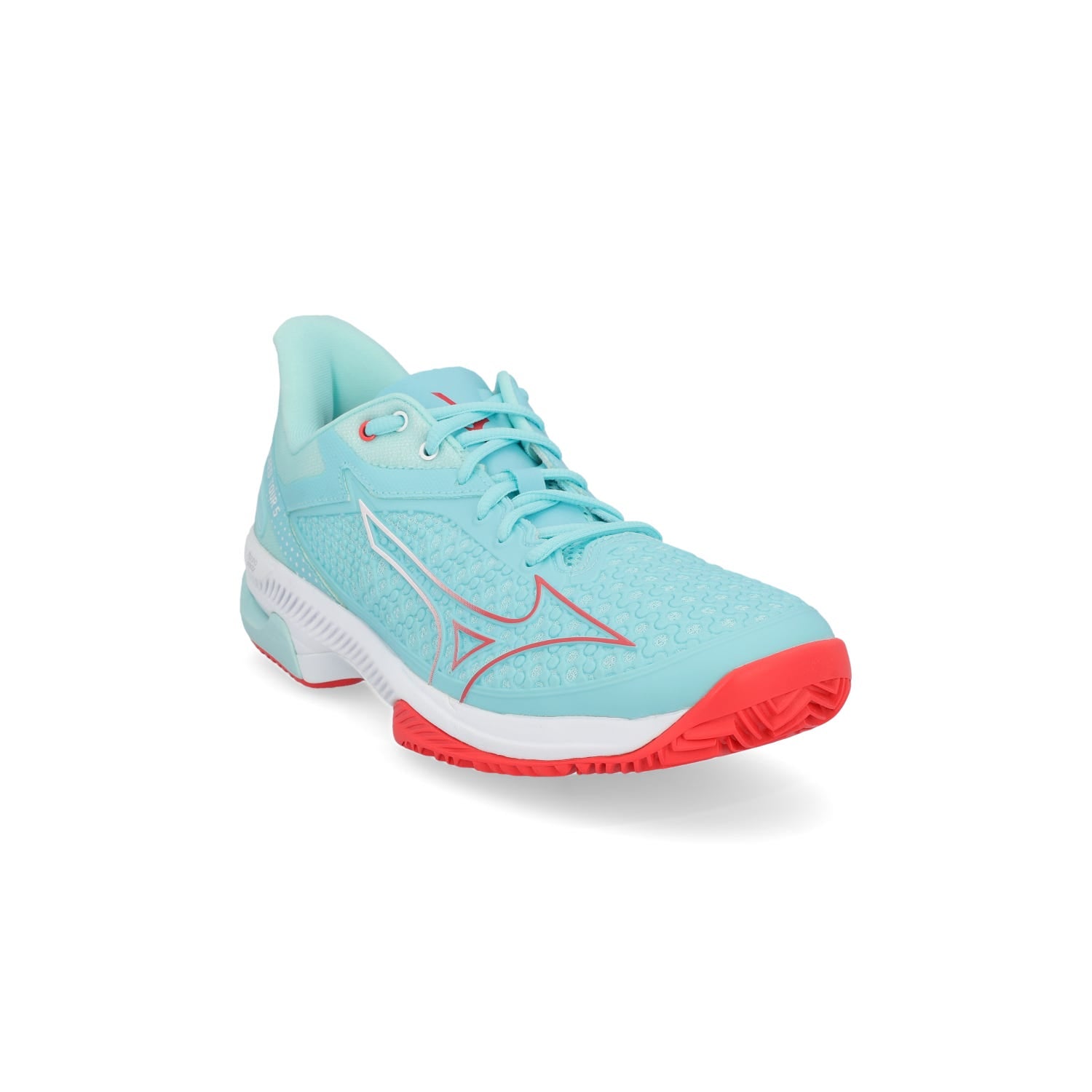 MIZUNO WAVE EXCEED TOUR CC WOS CELESTE ROJO MUJER