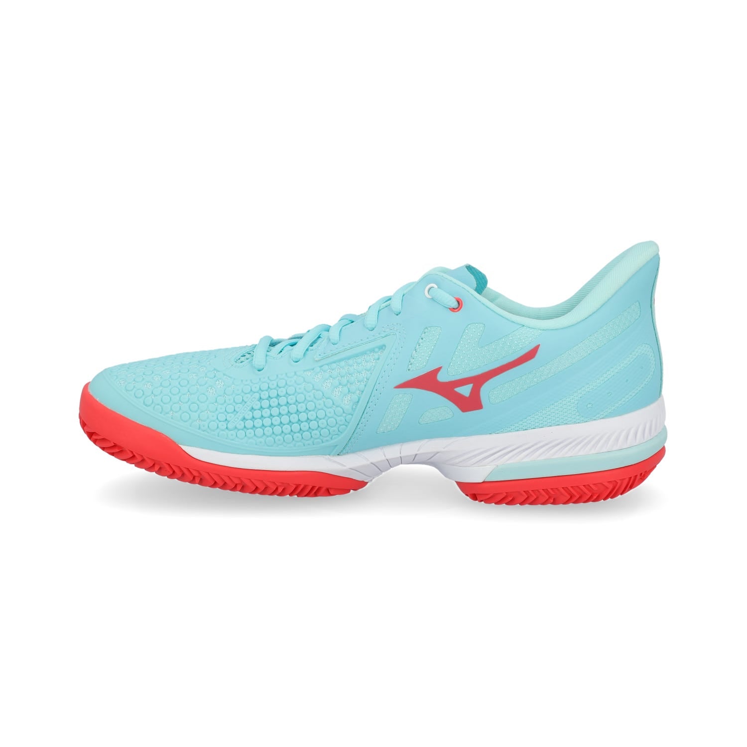 MIZUNO WAVE EXCEED TOUR CC WOS CELESTE ROJO MUJER