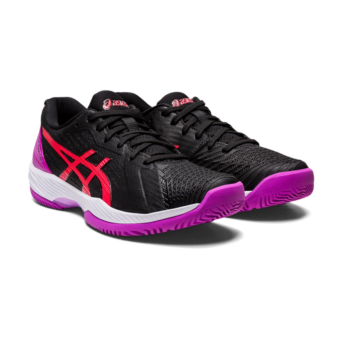 ASICS SOLUTION SWIFT FF PADEL NEGRO ROSA MUJER 1042A204 001