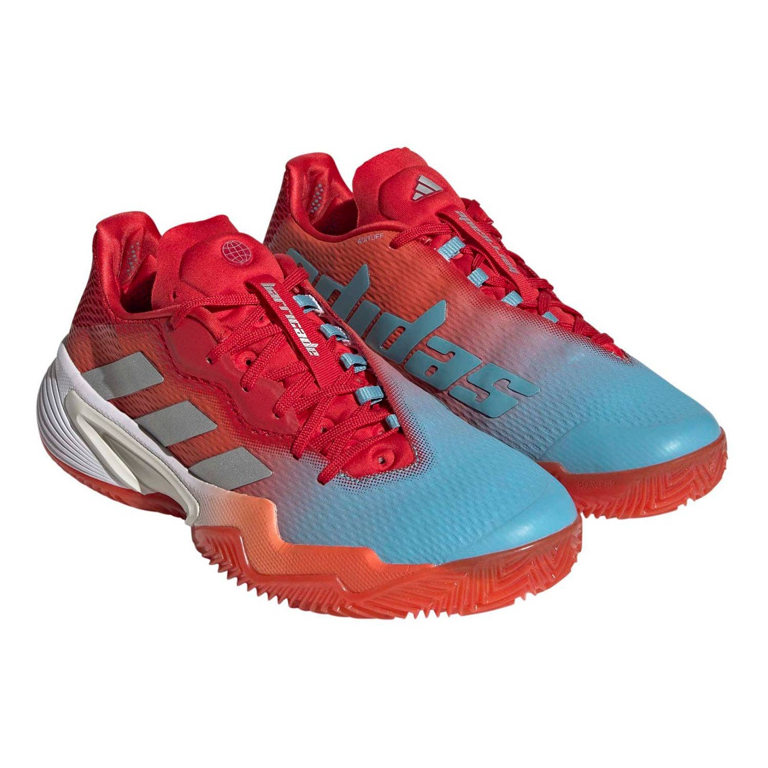 ADIDAS BARRICADE CLAY ROJO GRIS MUJER HQ8427