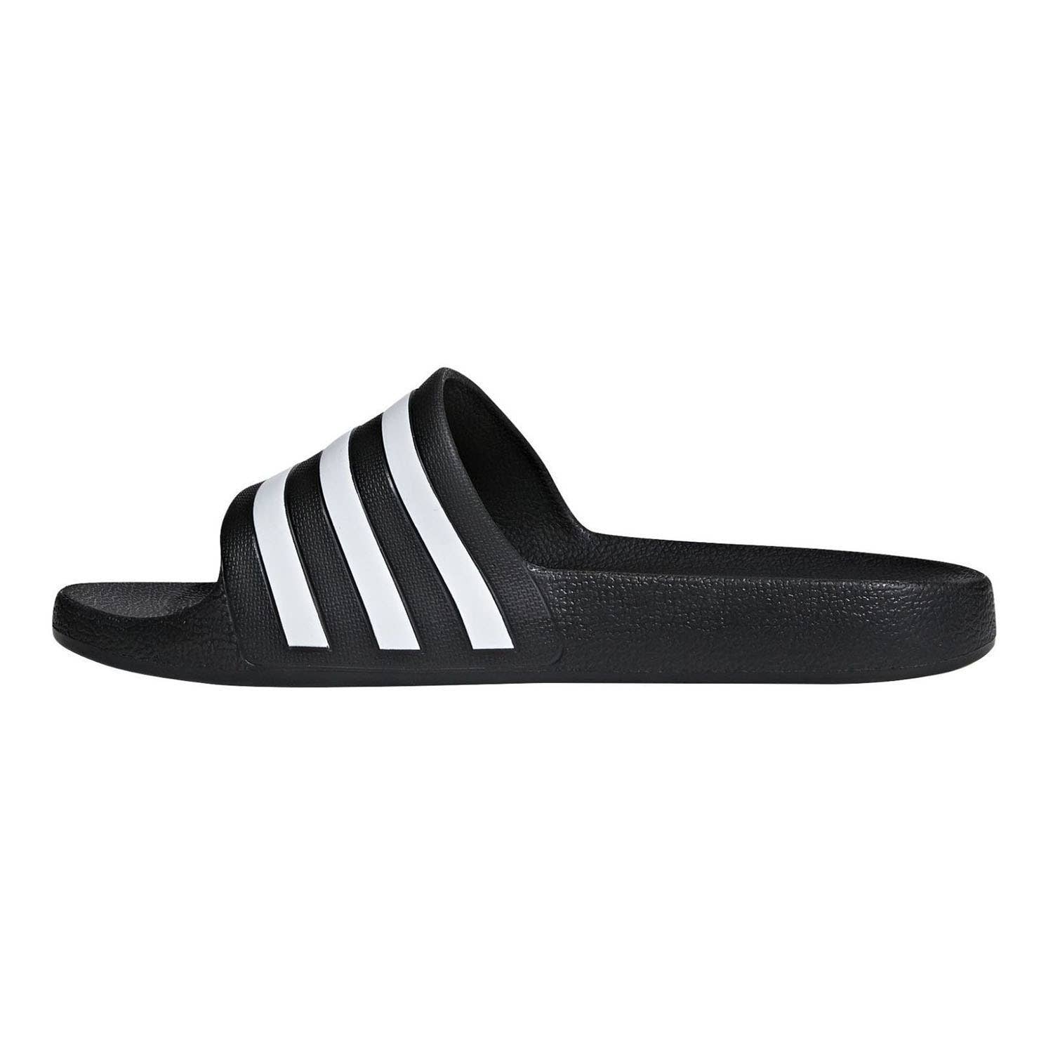 CHANCLAS ADIDAS ADILETTE AQUA NEGRO BLANCO UNISEX