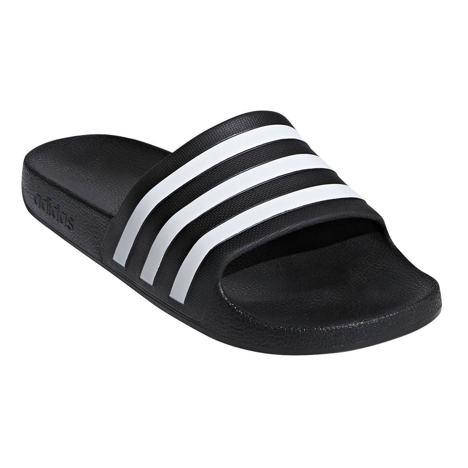 CHANCLAS ADIDAS ADILETTE AQUA NEGRO BLANCO UNISEX