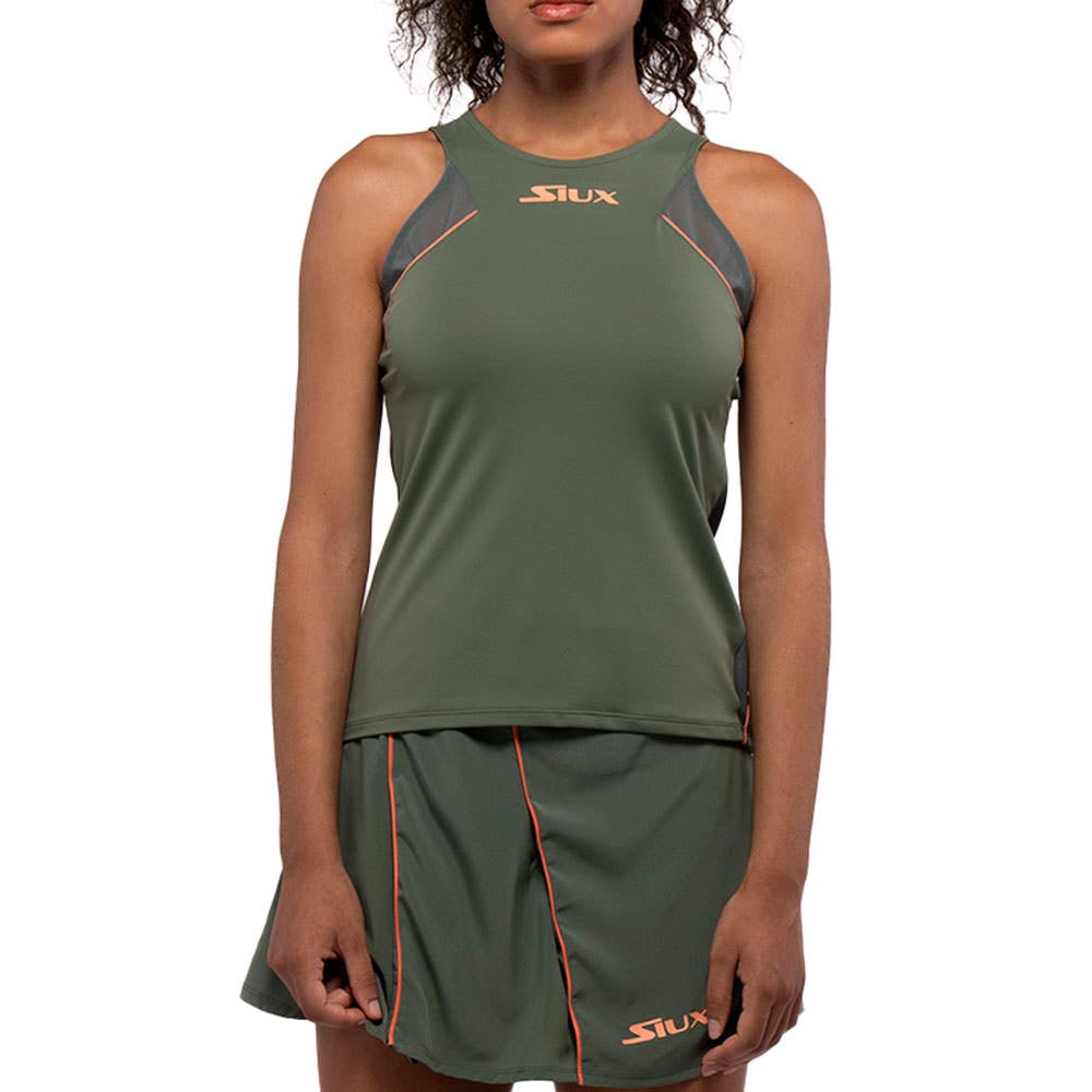 CAMISETA SIN MANGAS SIUX MUJER WISH VERDE