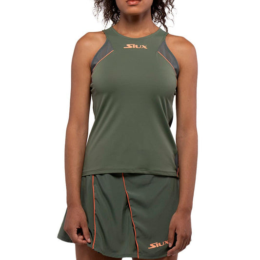 CAMISETA SIN MANGAS SIUX MUJER WISH VERDE