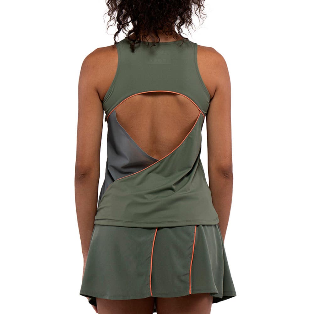 CAMISETA SIN MANGAS SIUX MUJER WISH VERDE