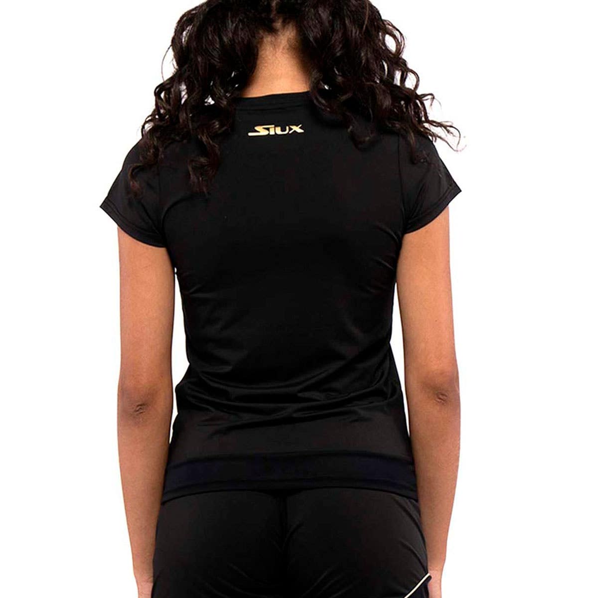 CAMISETA SIUX MUJER MATCH NEGRO