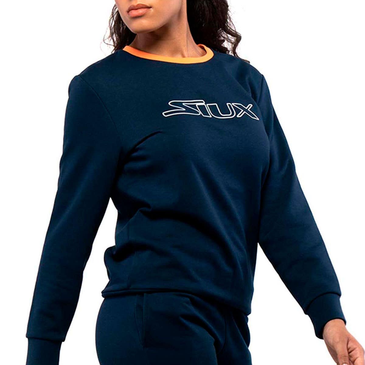 SUDADERA SIUX MUJER DRAX AZUL MARINO