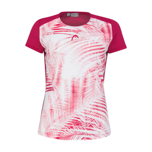 CAMISETA HEAD TIE-BREAK MUJER FUCSIA