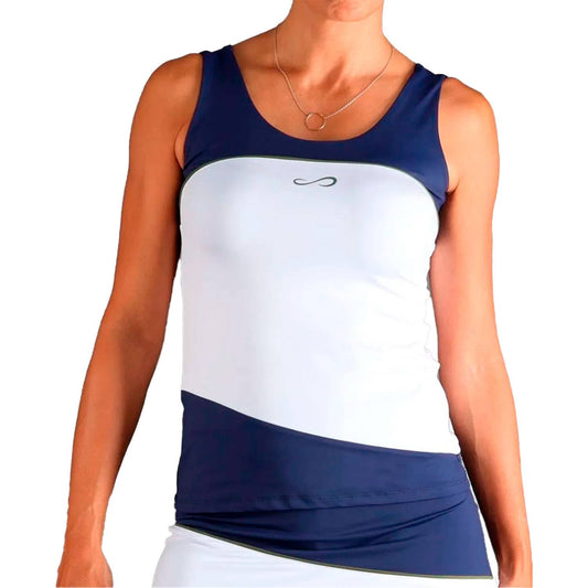 CAMISETA ENDLESS CURVE TITANIUM MUJER AZUL MARINO