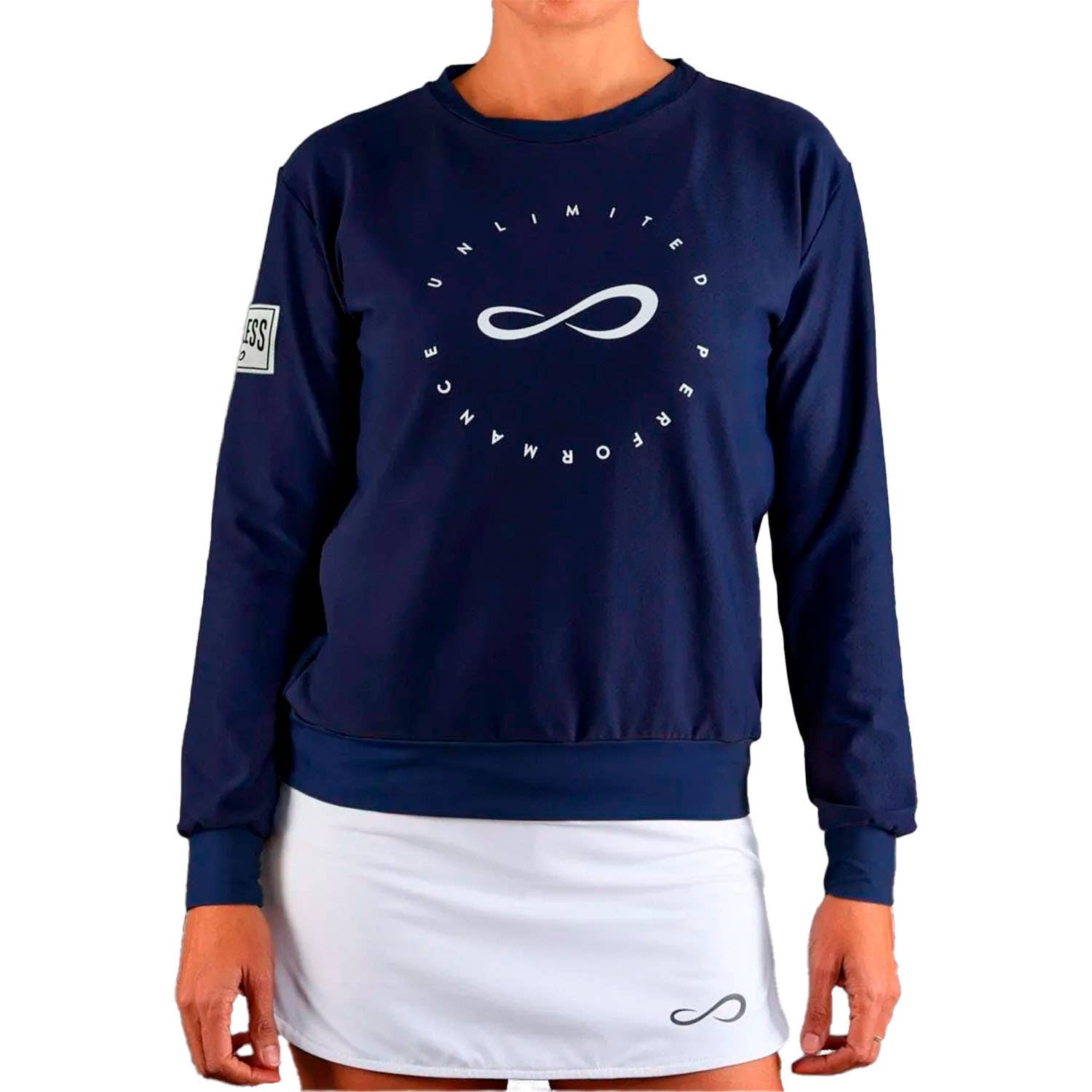 SUDADERA ENDLESS INNER TECH MUJER NEGRO