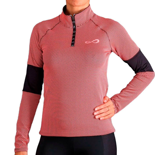 SUDADERA ENDLESS KIRSCH ICONIC MUJER CORAL