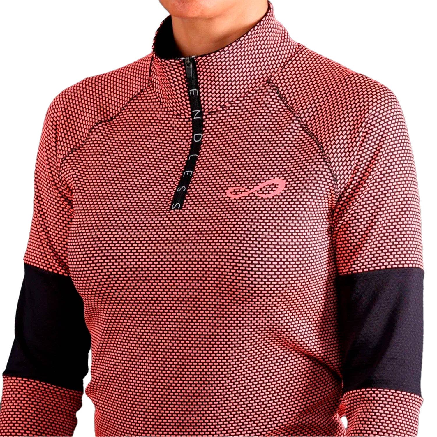 SUDADERA ENDLESS KIRSCH ICONIC MUJER CORAL