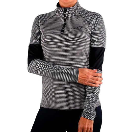 SUDADERA ENDLESS KIRSCH ICONIC MUJER GRIS