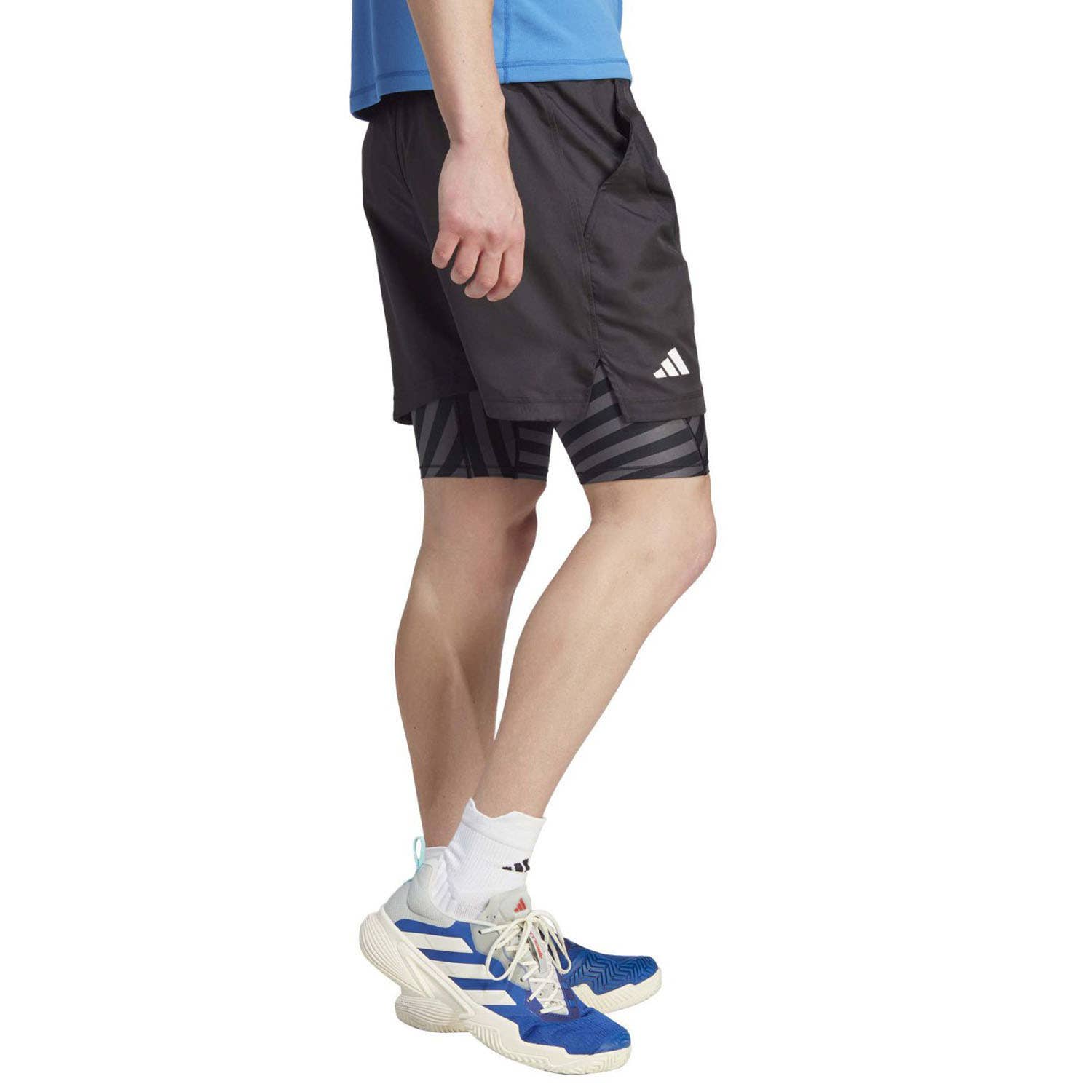 PANTALÓN CORTO ADIDAS NY 2N1 NEGRO