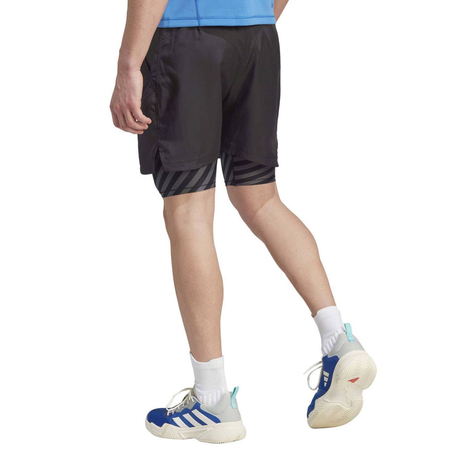 PANTALÓN CORTO ADIDAS NY 2N1 NEGRO