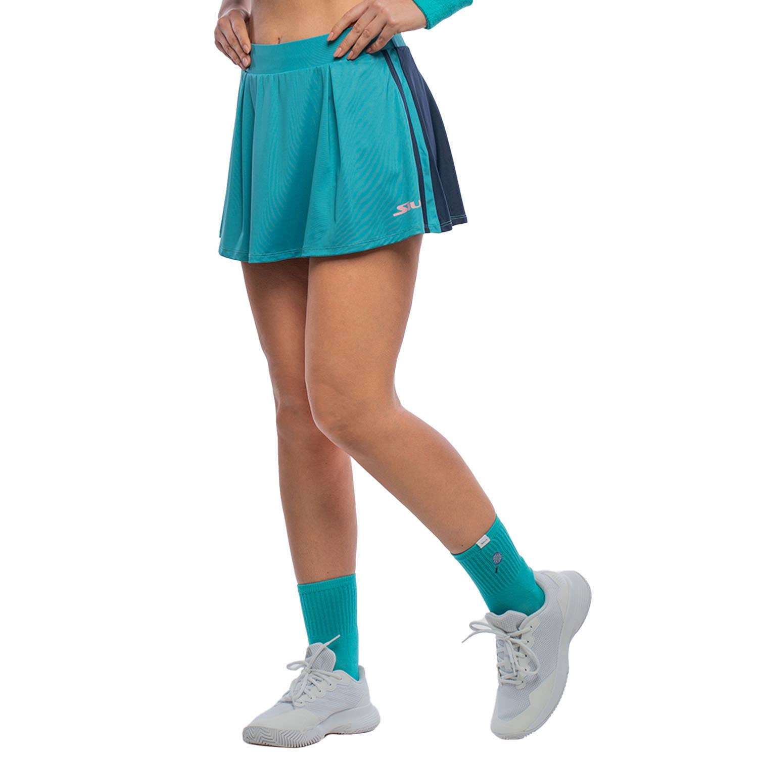 FALDA SIUX BILLOW MUJER AZUL TURQUESA