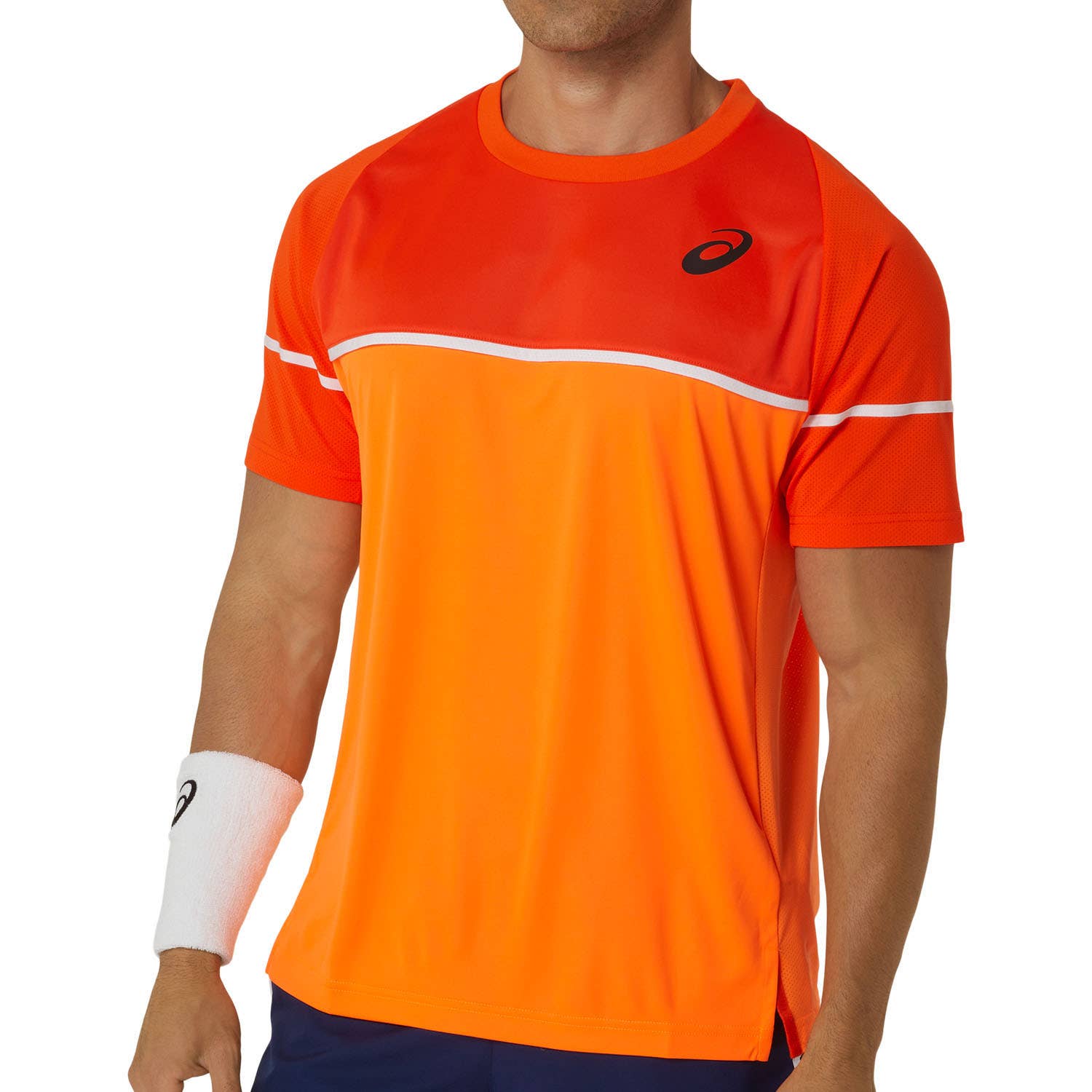 CAMISETA ASICS MEN GAME SS TOP NARANJA