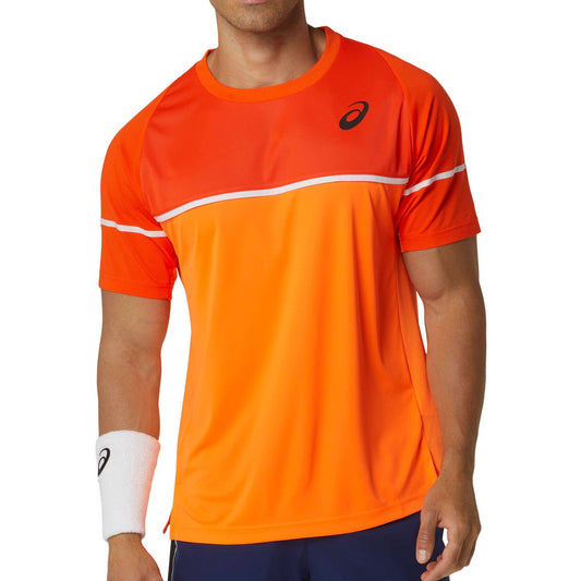 CAMISETA ASICS MEN GAME SS TOP NARANJA