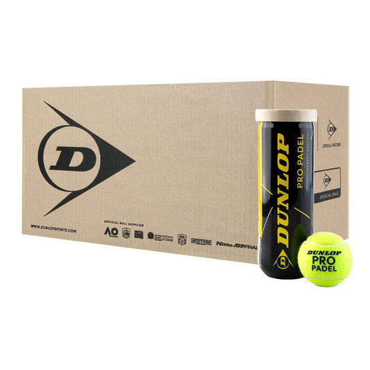 CAJÓN DE 24 BOTES DE 3 BOLAS DUNLOP PRO PADEL 601552