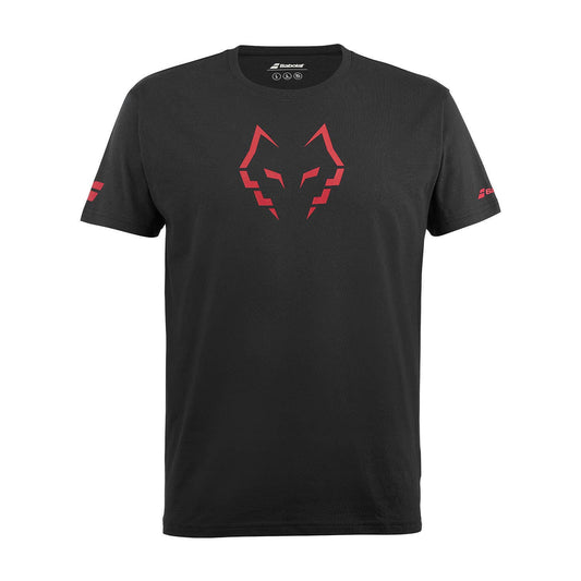 CAMISETA BABOLAT COTTON JUAN LEBRON NEGRO