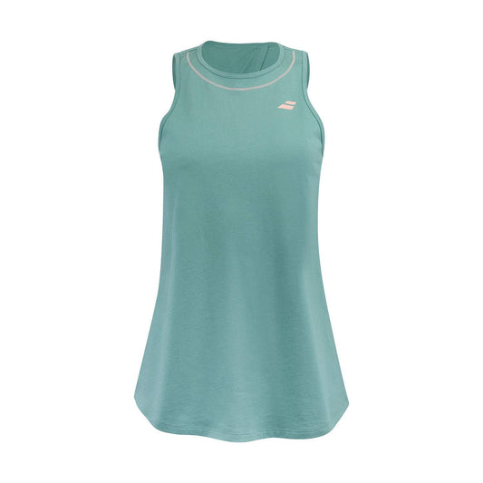 CAMISETA SIN MANGAS BABOLAT COTTON TANK MUJER VERDE