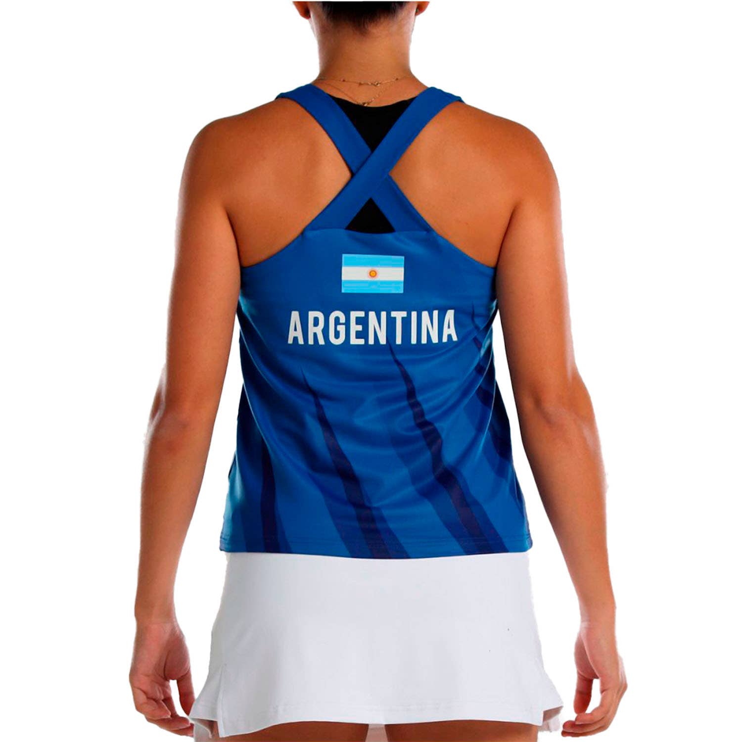 CAMISETA BULLPADEL ABITA AZUL