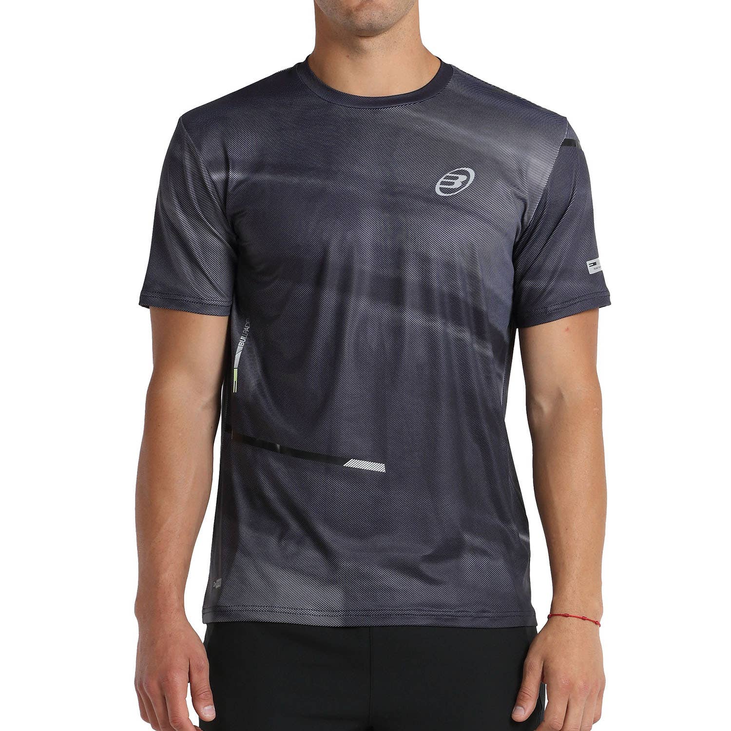 CAMISETA BULLPADEL ADULA NEGRO