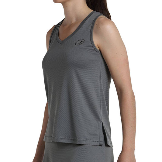 CAMISETA BULLPADEL DILES MUJER NEGRO