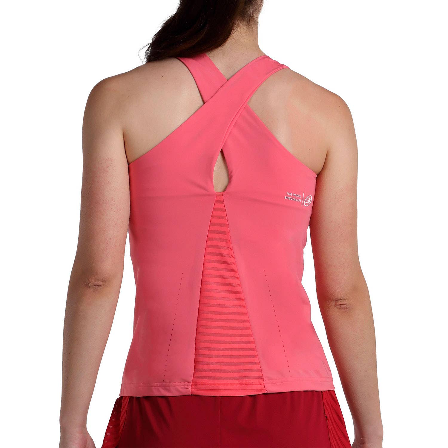 CAMISETA BULLPADEL ENVÍO MUJER ROJO