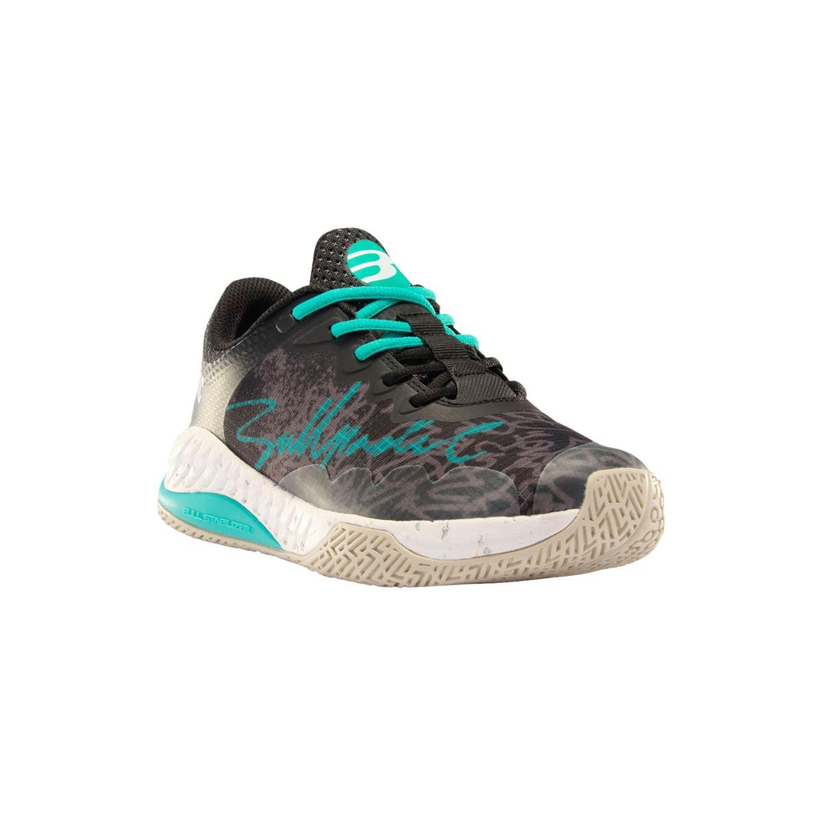 BULLPADEL IONIC W 24V NEGRO/TURQUESA MUJER