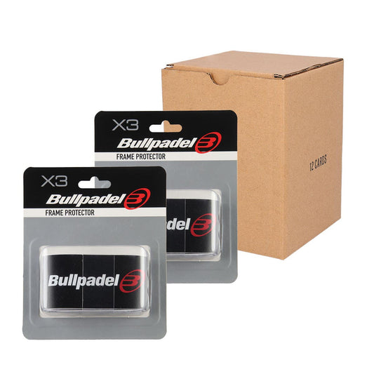 CAJA PROTECTOR BULLPADEL FRAME NEGRO 12UD