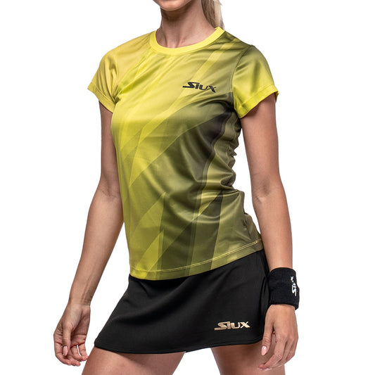 CAMISETA SIUX DISPEL AMARILLO MUJER