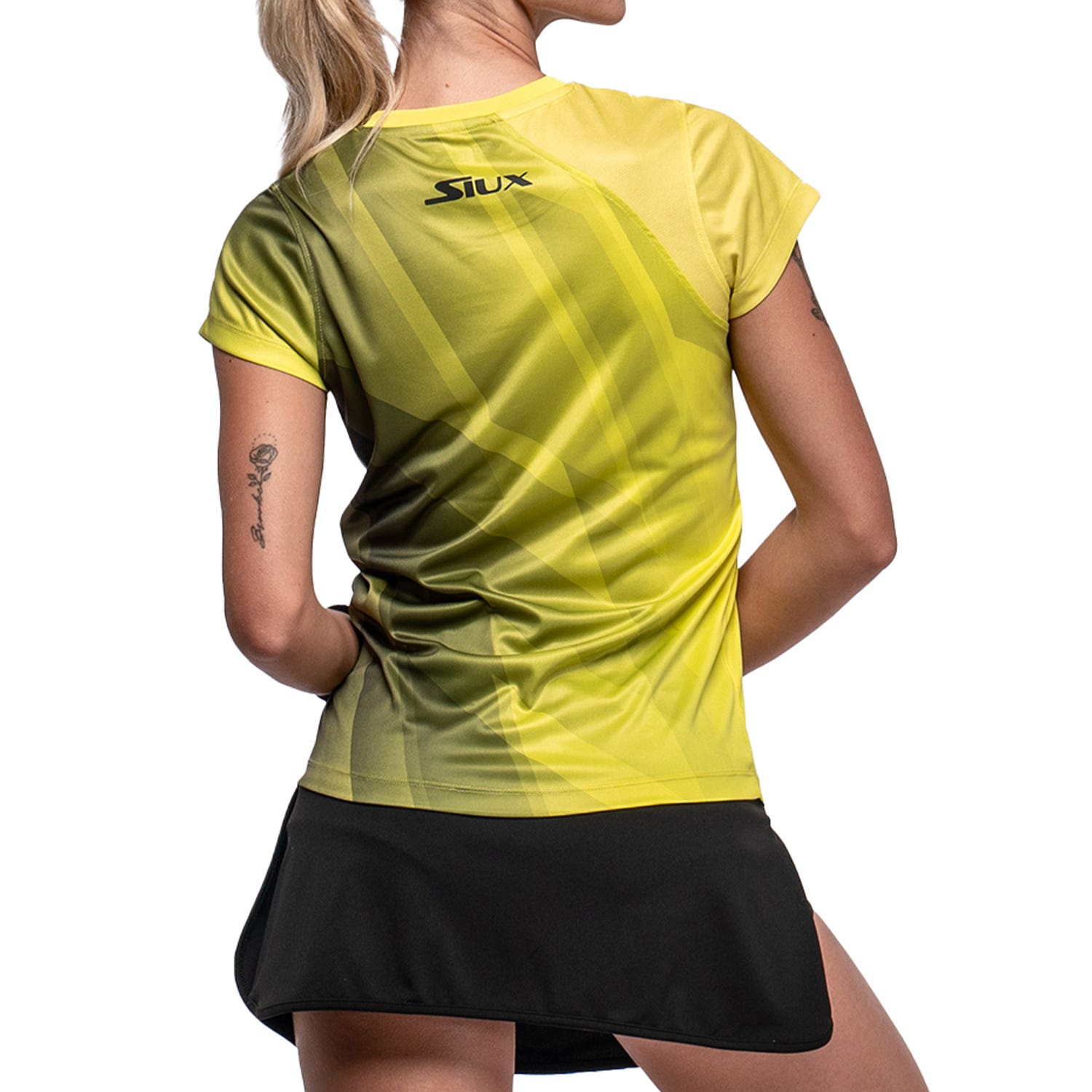 CAMISETA SIUX DISPEL AMARILLO MUJER