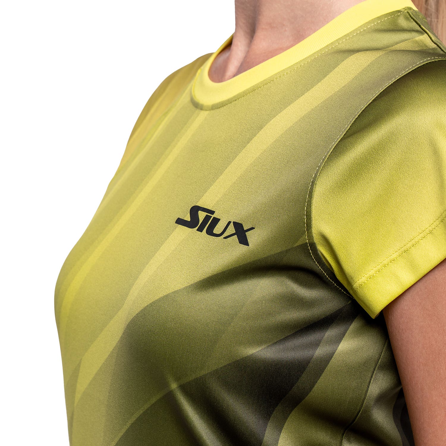 CAMISETA SIUX DISPEL AMARILLO MUJER