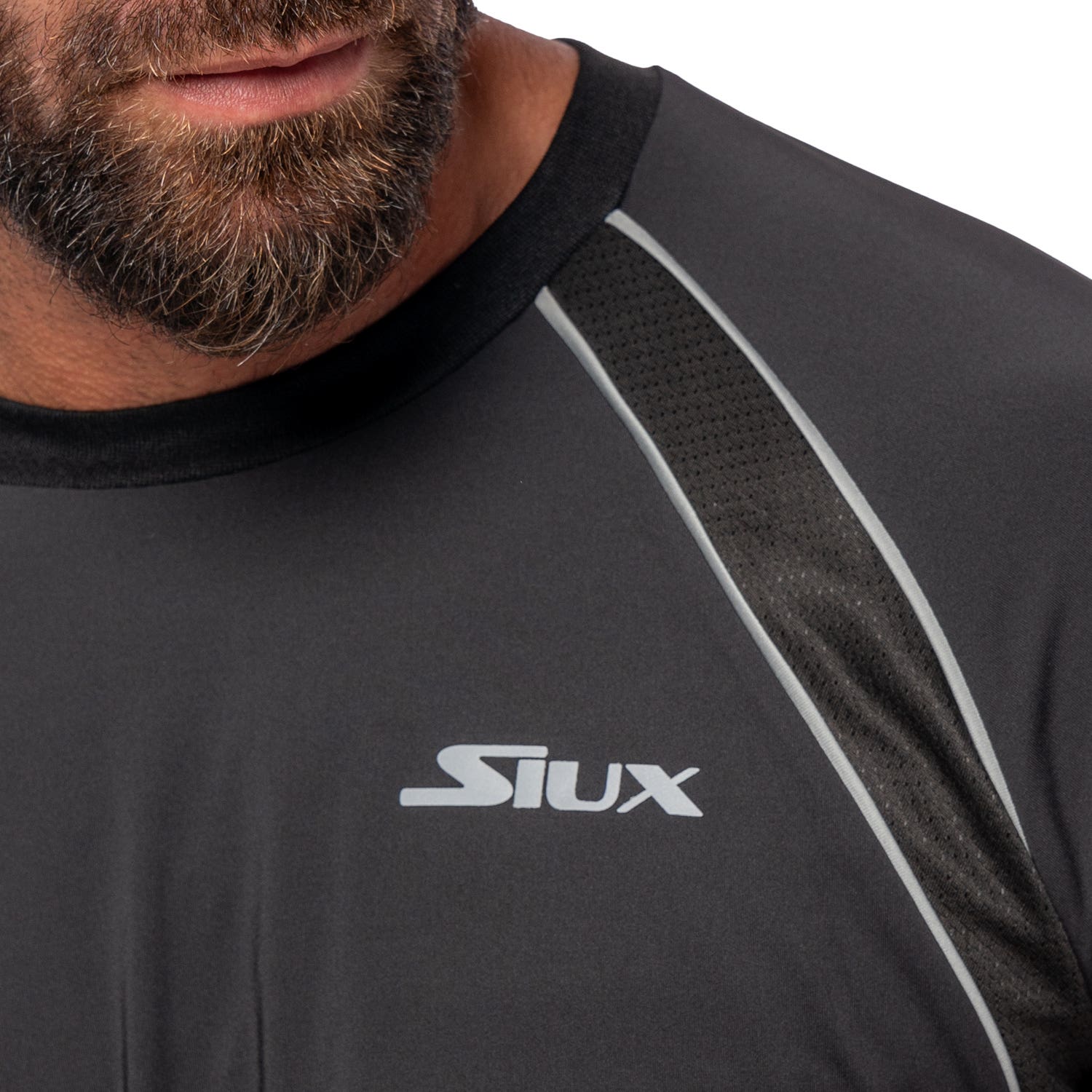 CAMISETA SIUX MATCH 24 NEGRO