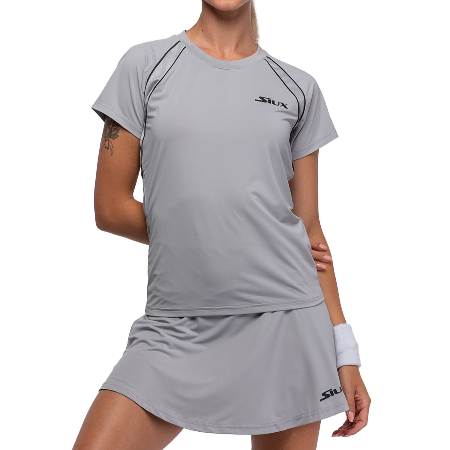 CAMISETA SIUX MATCH 24 MUJER GRIS
