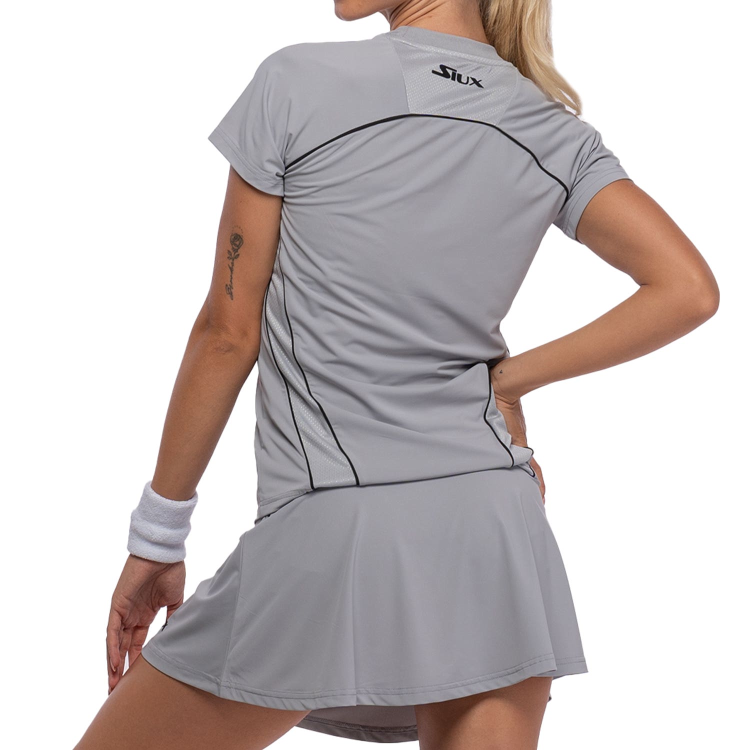 CAMISETA SIUX MATCH 24 MUJER GRIS